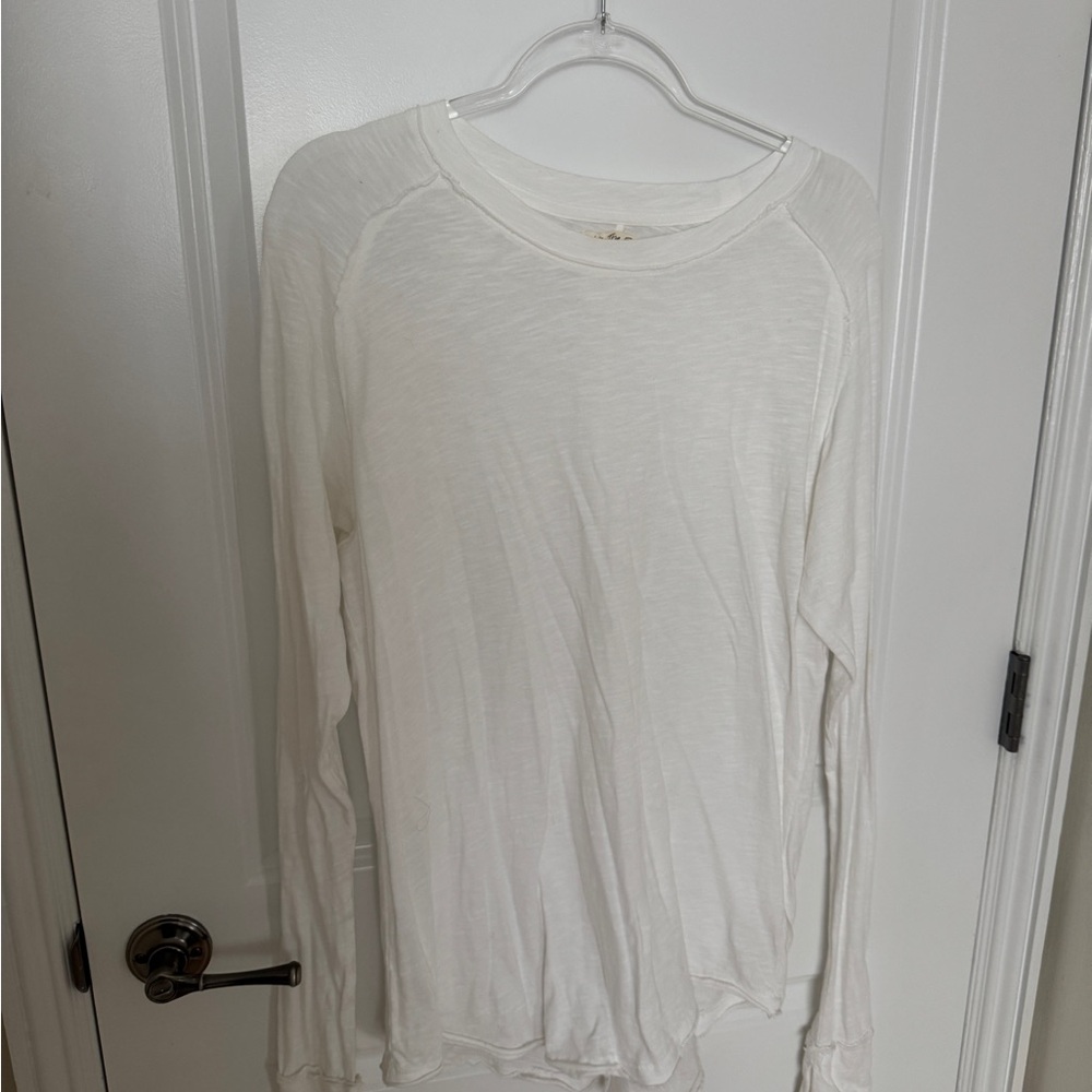 We The Free White Long Sleeve Tunic Top